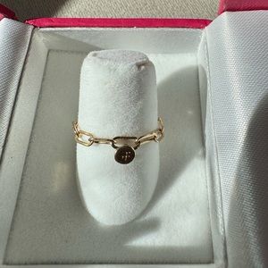 Helen Ficalora Gold Chain Link Ring